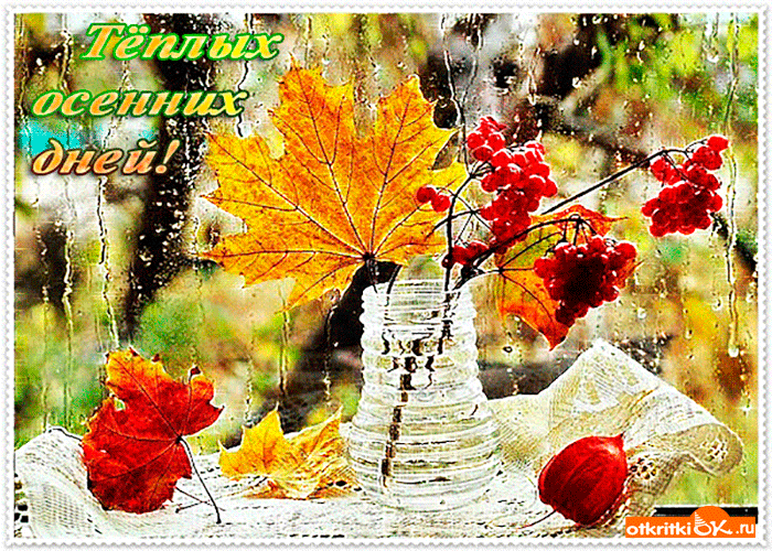 С началом осени