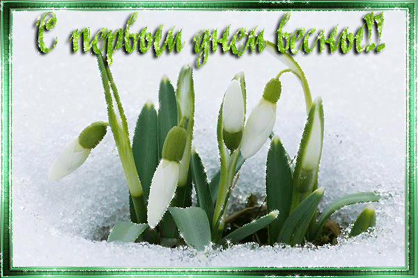 Весенние открытки