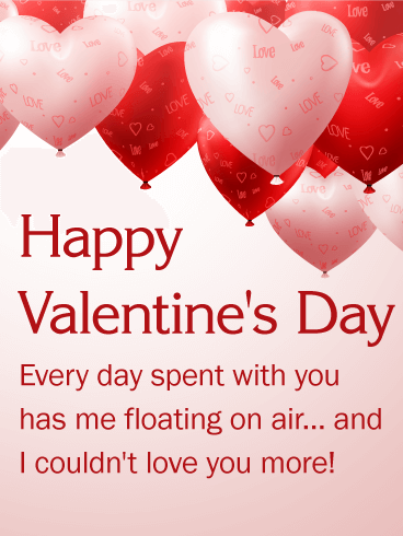 Валентинки с сердечками для любимых на 14 февраля