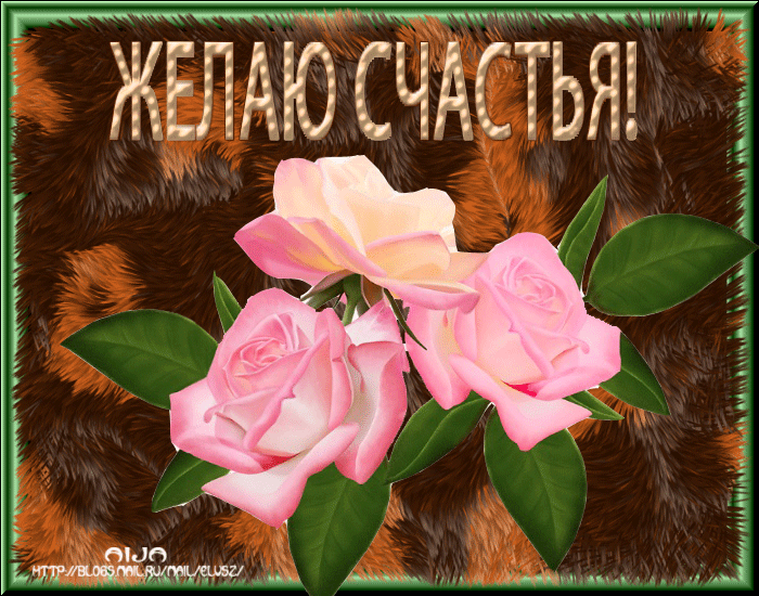 счастья. открытки с пожеланием счастья