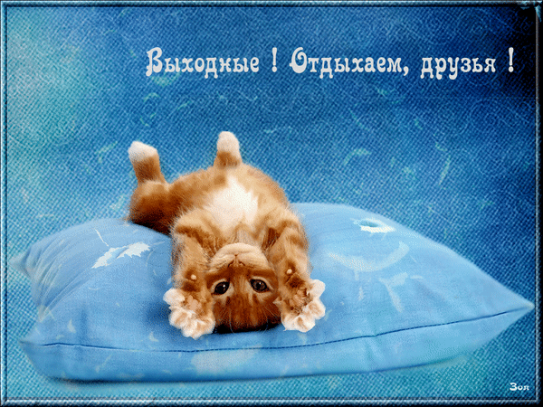 Приятных выходных