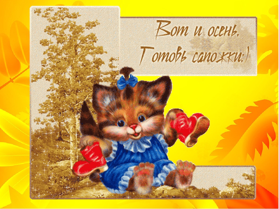 С началом осени