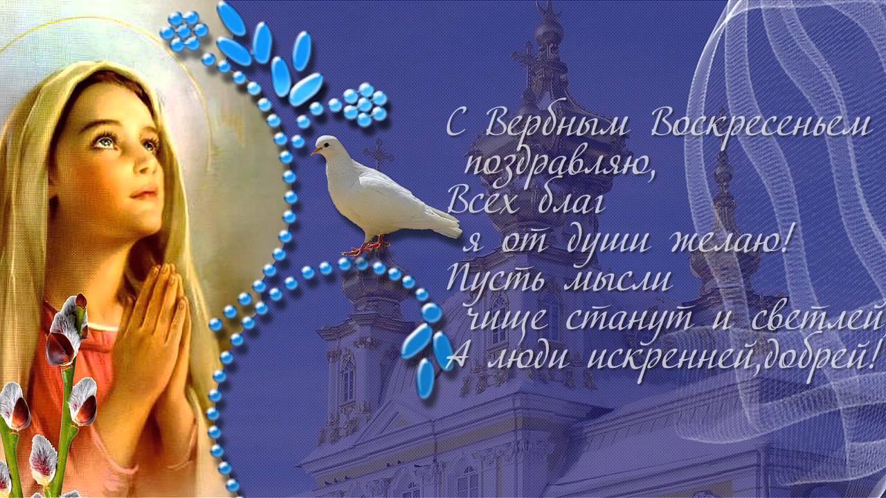 открытки на вербное воскресенье. пожелания к празднику вербное воскресенье