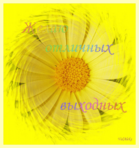 Приятных выходных