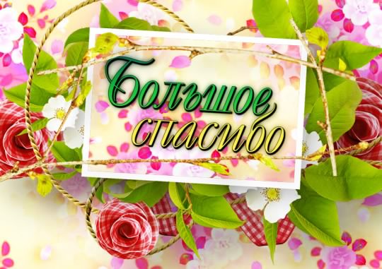 открытки спасибо, thank you, merci, благодарю тебя, большое спасибо