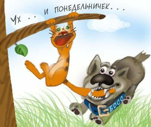 понедельник. открытки к понедельнику. опять понедельник. легкого