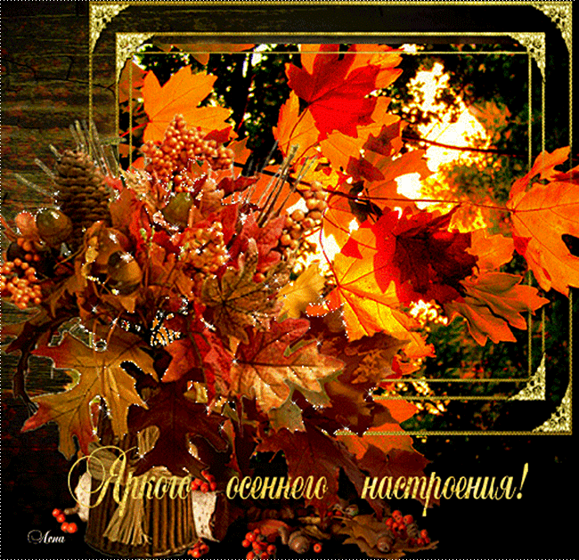 С началом осени