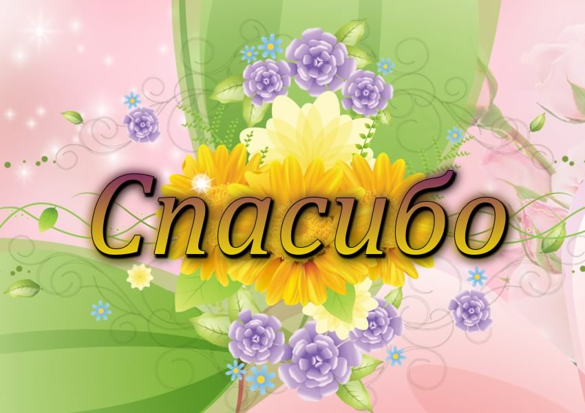 открытки спасибо, thank you, merci, благодарю тебя, большое спасибо