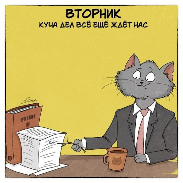 вторник. с добрым вторником.