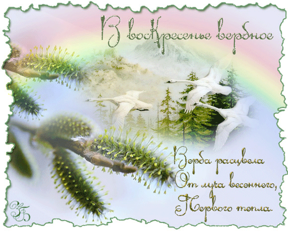 открытки на вербное воскресенье. пожелания к празднику вербное воскресенье