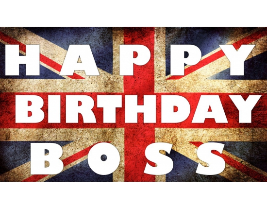 С днем рождения начальнику