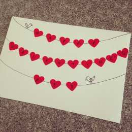 14 февраля Валентинки с сердечками для любимых на 14 февраля