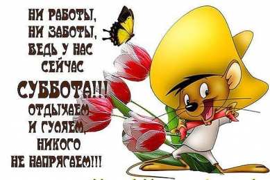 суббота Хорошего субботнего дня