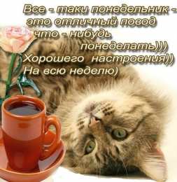 понедельник понедельник. открытки к понедельнику. опять понедельник. легкого